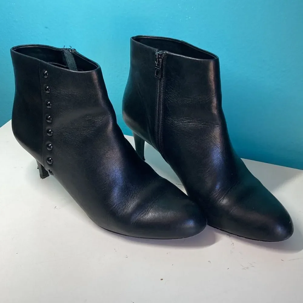 Coach Hickory Black Leather  Boot 10B   40 EU  Womens 10 Narrow Width 3